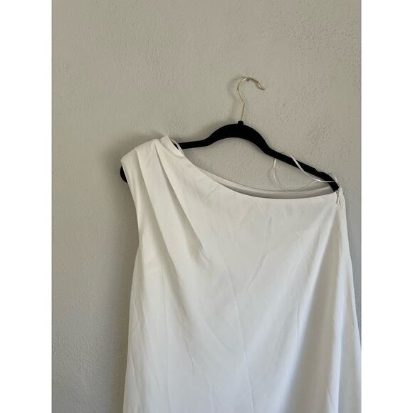 Anthropologie Endless Rose Women's Shoulder Pintucked Asymmetrical Mini … - Picture 5 of 10